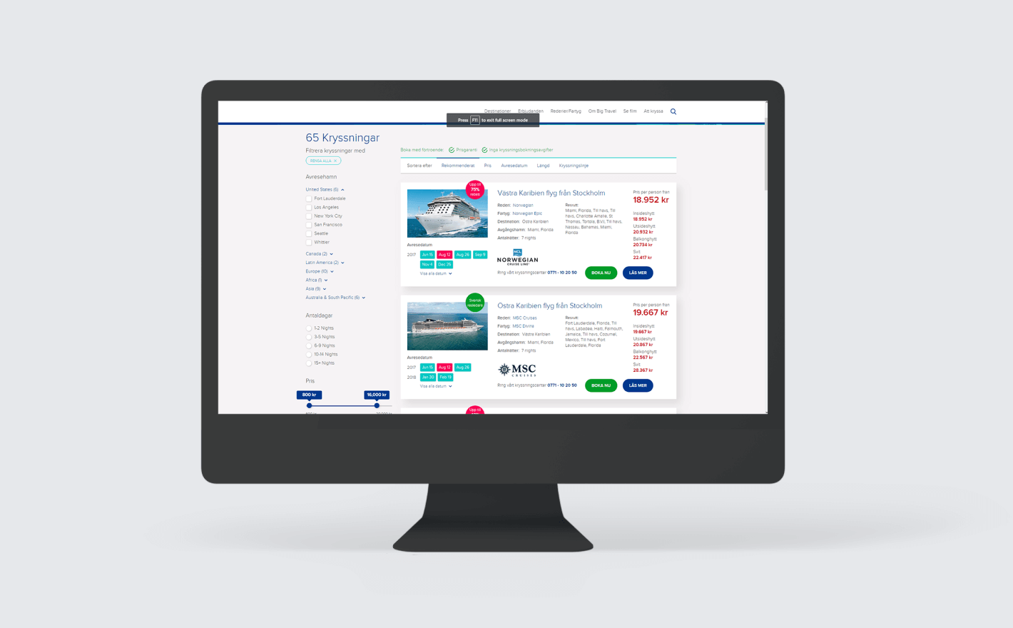 Cruise Booking System_C