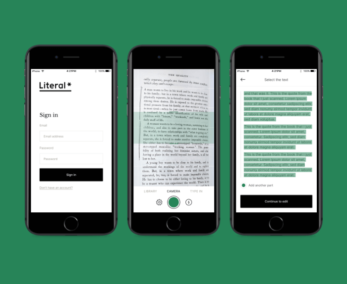 Textual Annotation Mobile Application