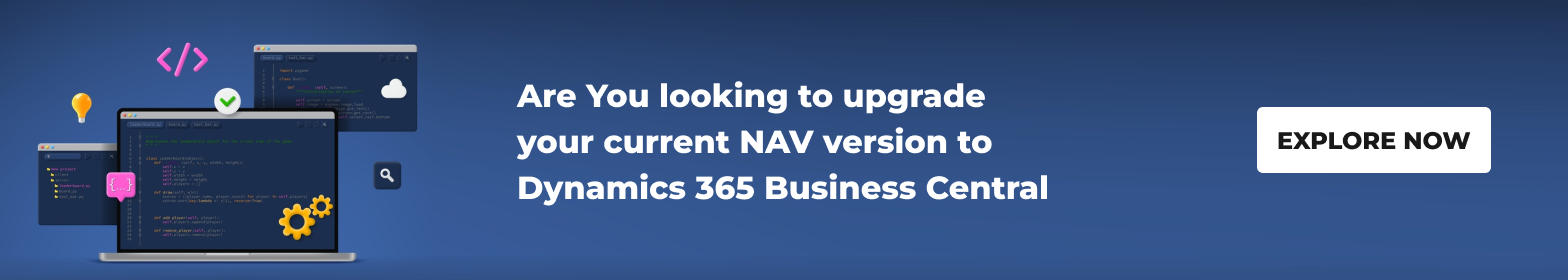 upgrade Dynamics NAV to Business Central