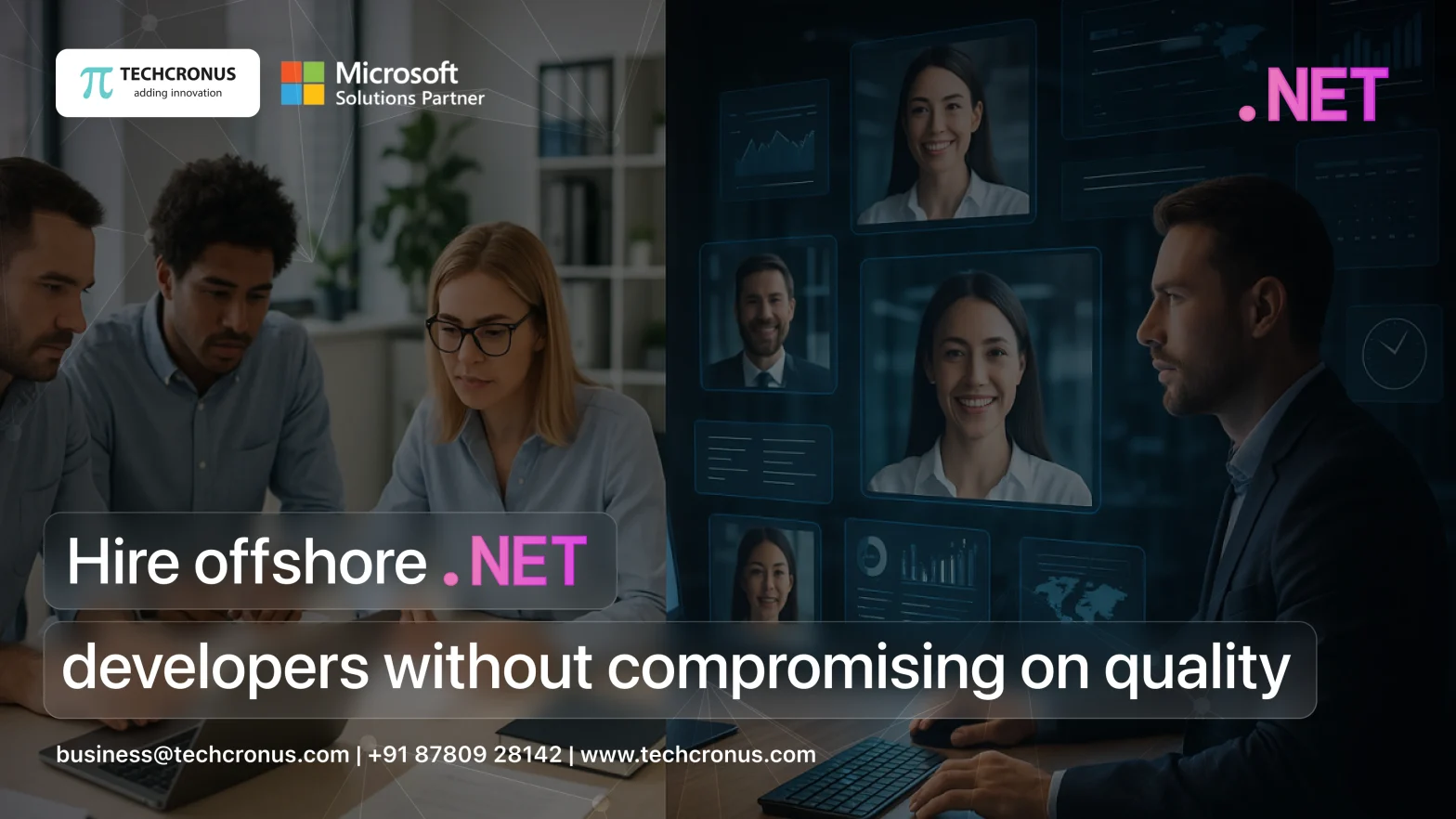 Hire offshore >Net Devekioers
