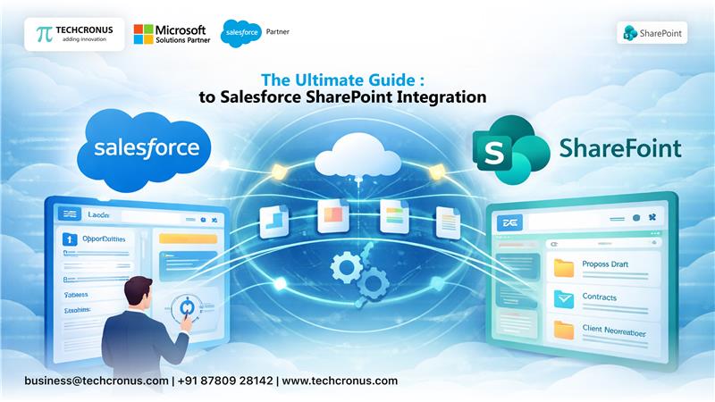 The Ultimate Guide to Salesforce SharePoint Integration | Techcronus Guide