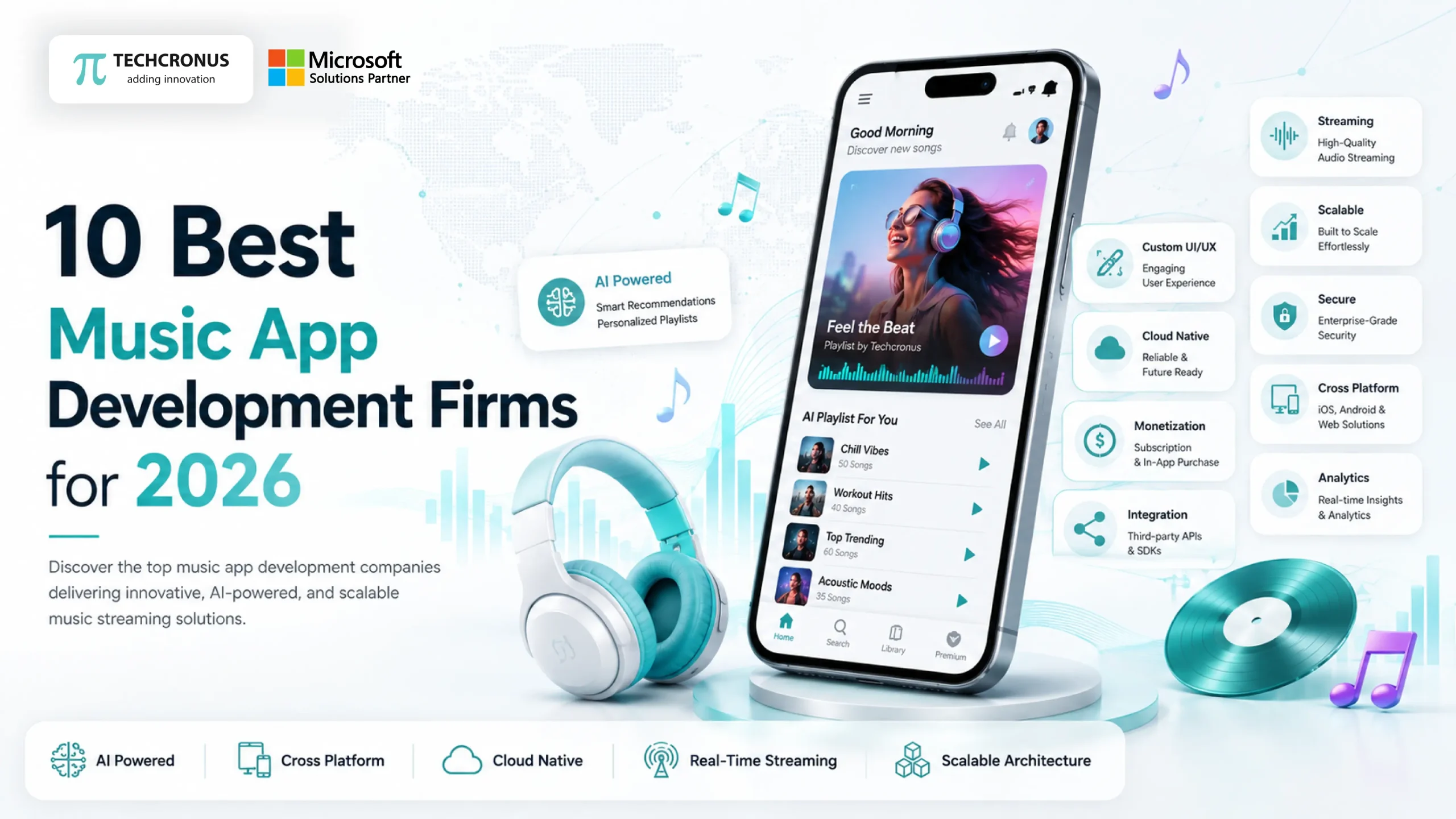 10 Best Music App Development Firms for 2026