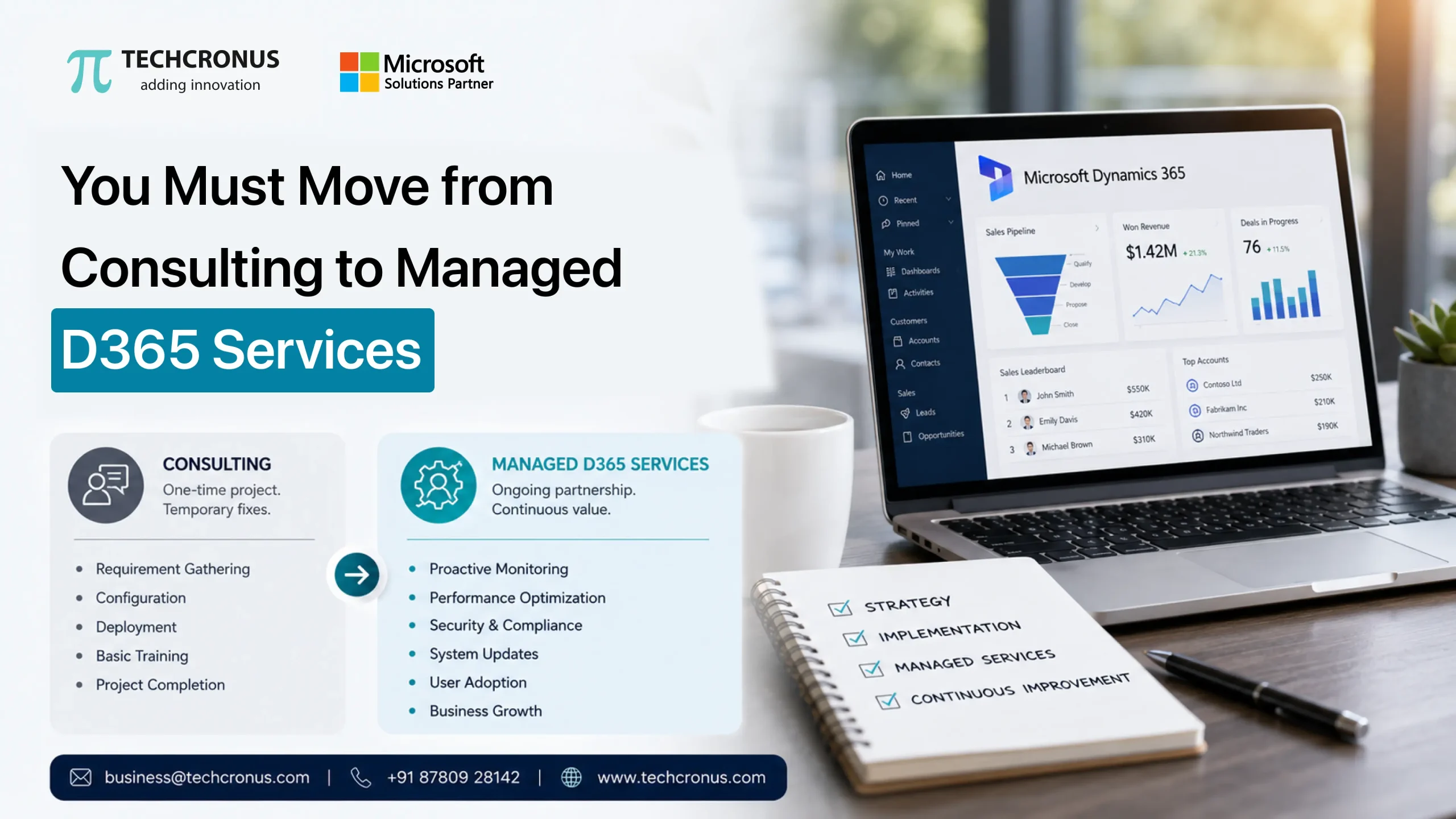 You Must Move from Consulting to Managed D365 Services