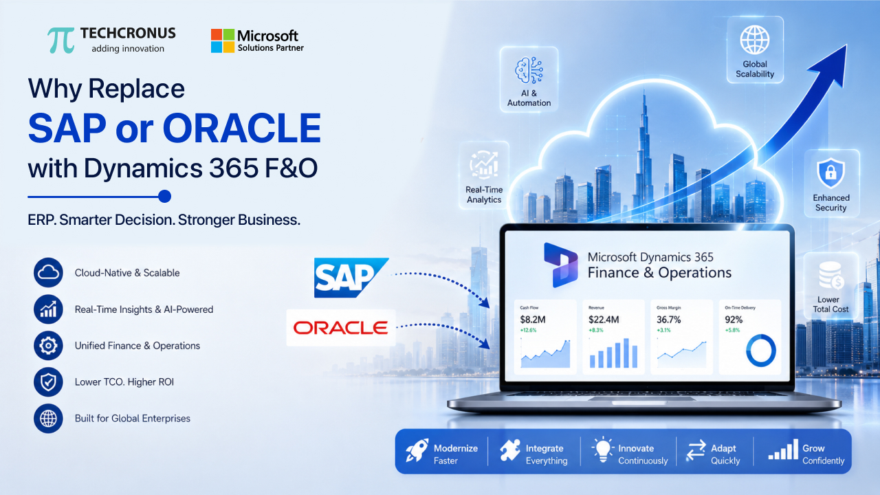 Why Replace SAP or Oracle with Dynamics 365 FO
