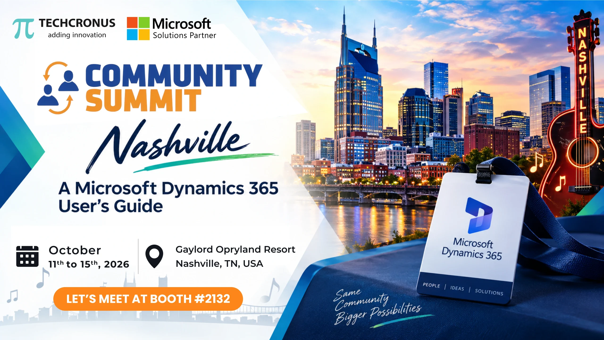 Community Summit 2026 Nashville: Dynamics 365 User’s Guide
