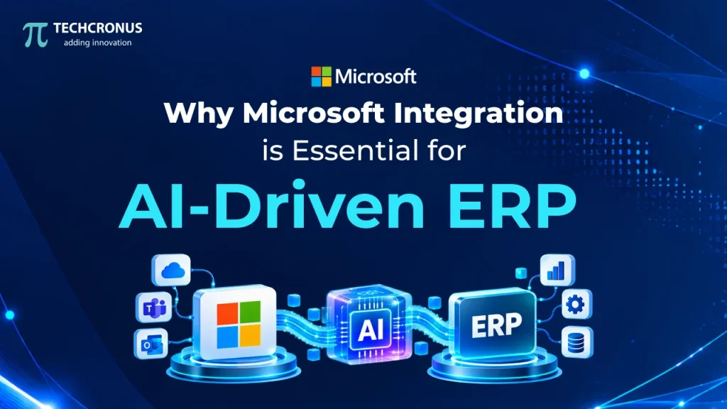 Why Microsoft Integration is essential for AI-driven ERP.